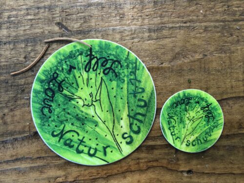 Sticker Naturschutz ist Selbstliebe