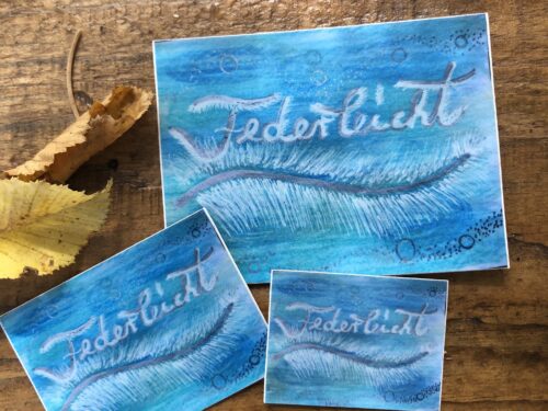 Sticker Federleicht